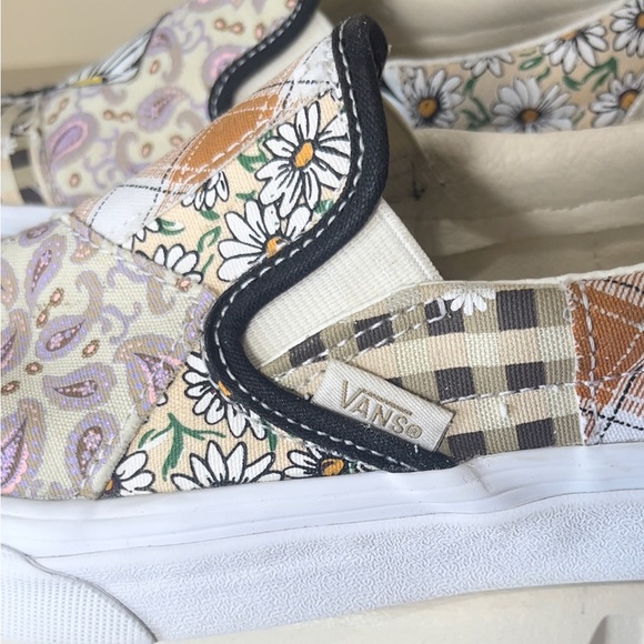 Vans Meadow Patchwork Classic Slip On Sneakers Size 5.5 - Picture 6 of 10
